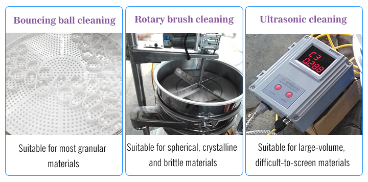 cleaning device of tumbler screen