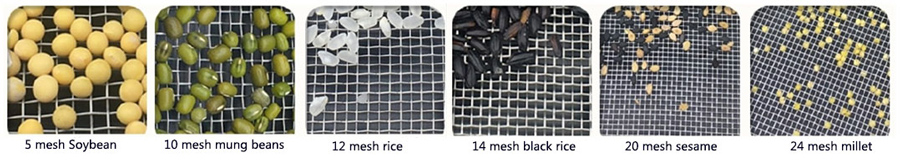 Laboratory test sieves test materials