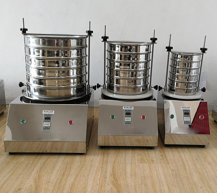 sieve shaker machine diameter
