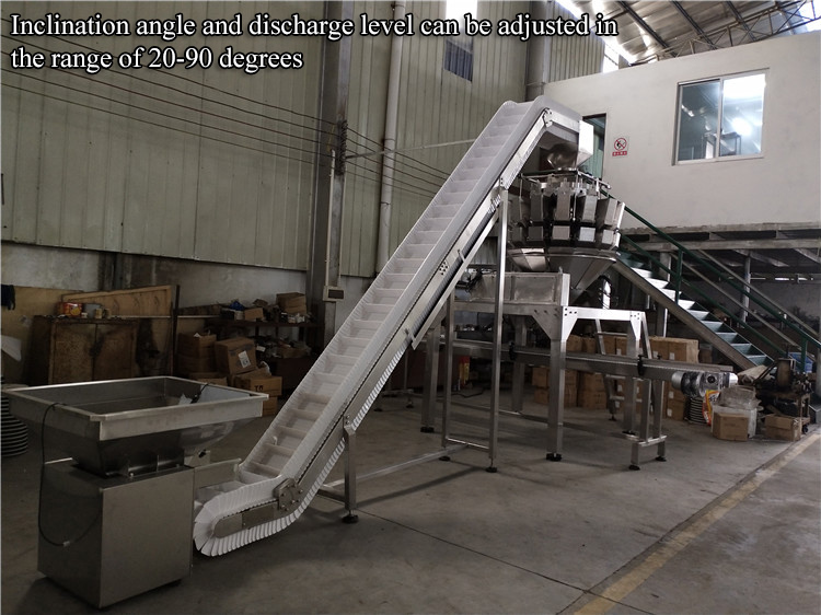 Z type belt conveyor angle