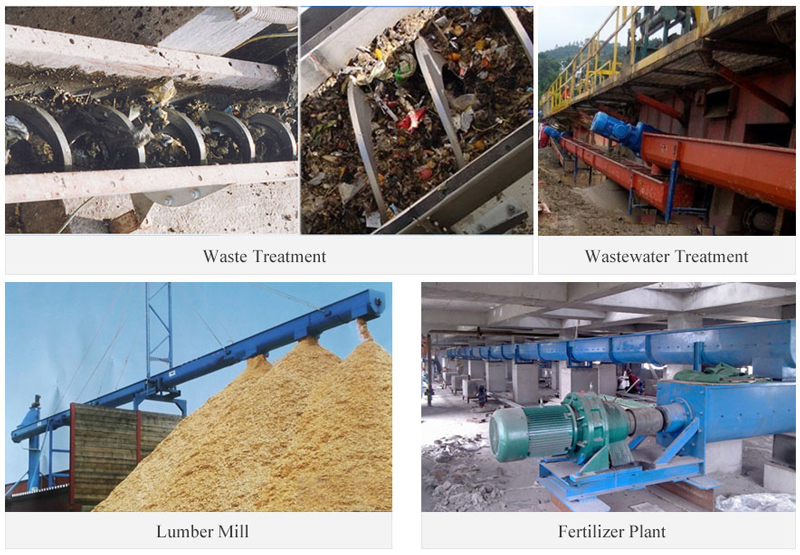 application of auger conveyor