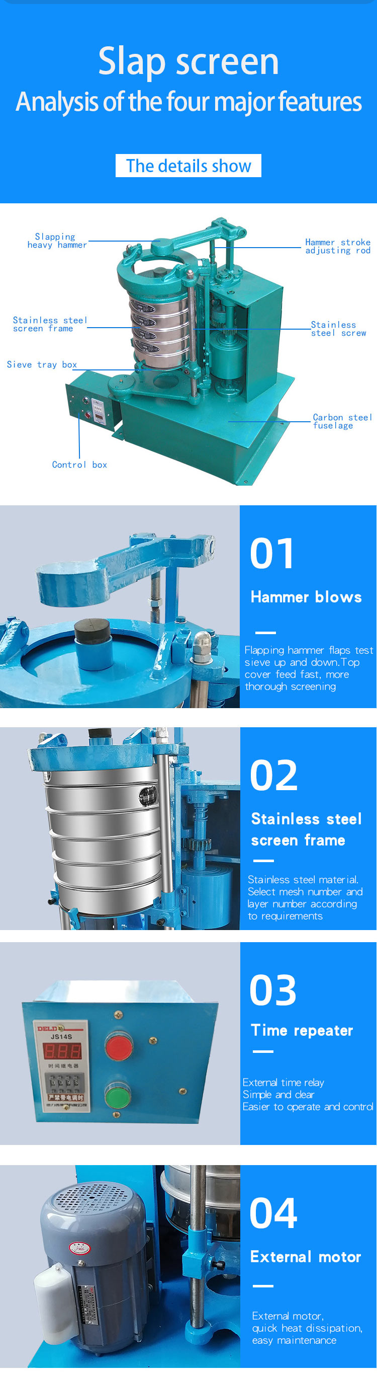 rotap sieve shaker parts