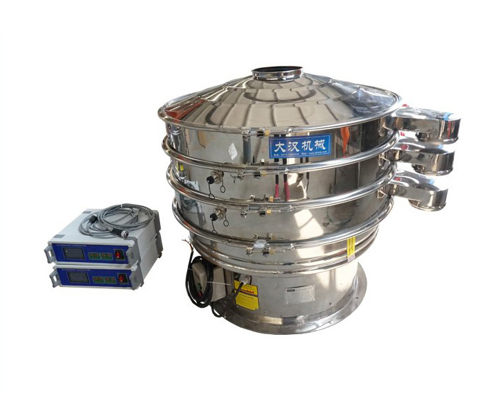 Food Processing Vibrating Flour Sifter Electric Sieve Shaker Machine  Automatic