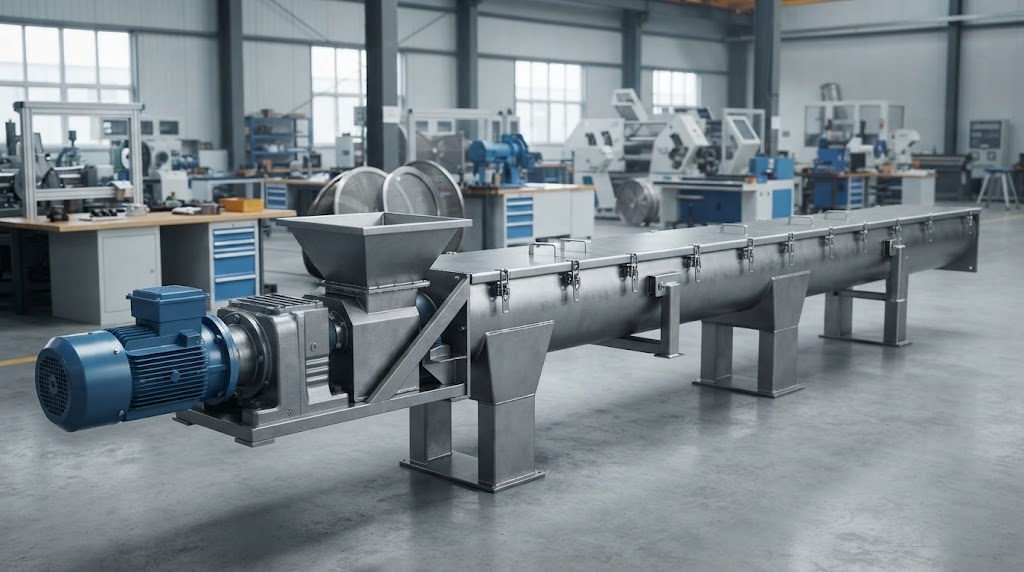 Custom Industrial Screw Conveyor Manufacturer