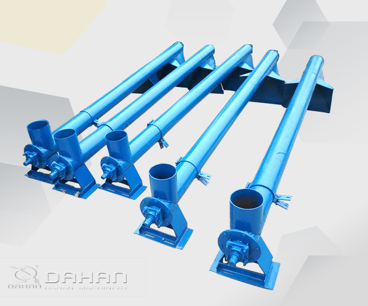 Difference between shaftless screw conveyor and shafted screw conveyor