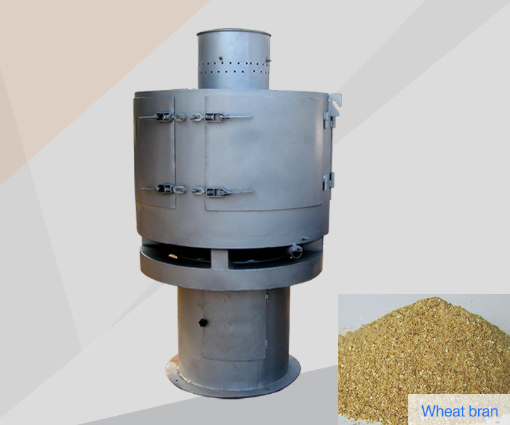 Screening of wheat bran with centrifugal sifter