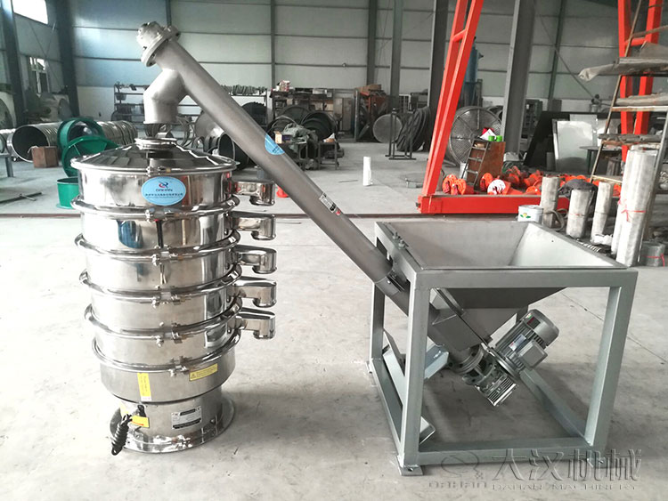 Combined screw conveyor