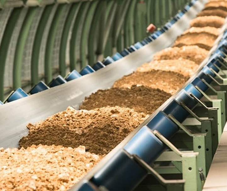 Horizontal Belt Conveyor for Bagged Flour