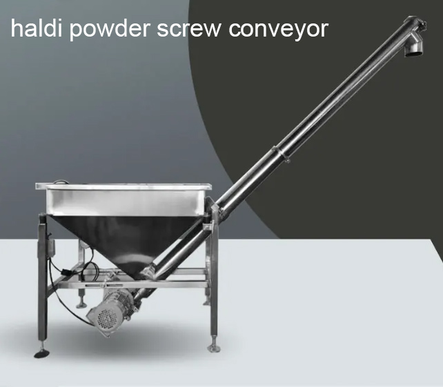haldi powder screw conveyor