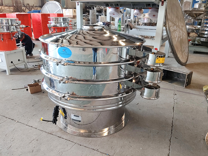 vibrating sifter for flour screening in bakery and noodle factories