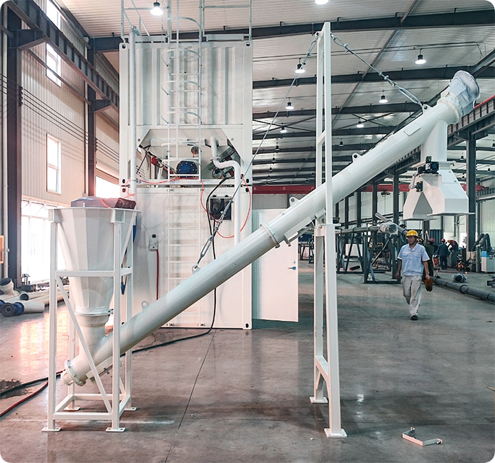 Lime Powder Screw Conveyor for powder conveying