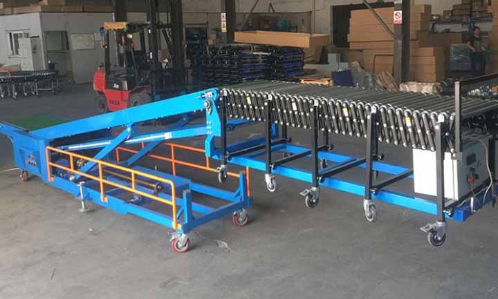 Price and model comparison for mobile truck loading conveyors