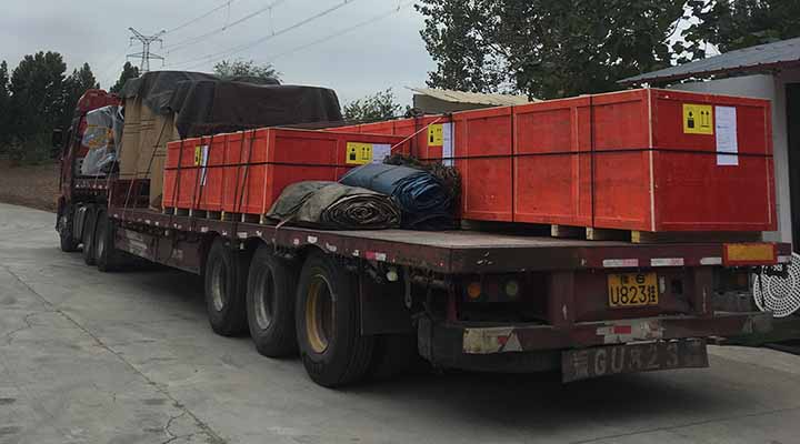 Dahan plastic pellets vibrating screen ready for shipment