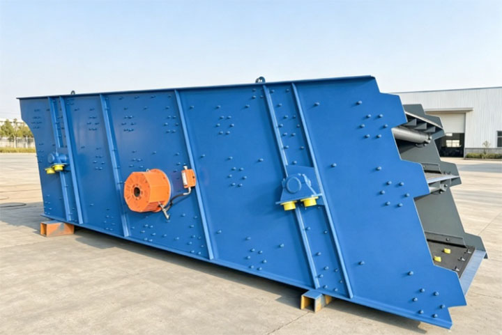 Dahan Machinery heavy duty circular vibrating screen for quarry stone processing