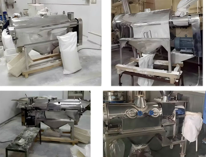 Zinc Stearate airflow screening machine case study