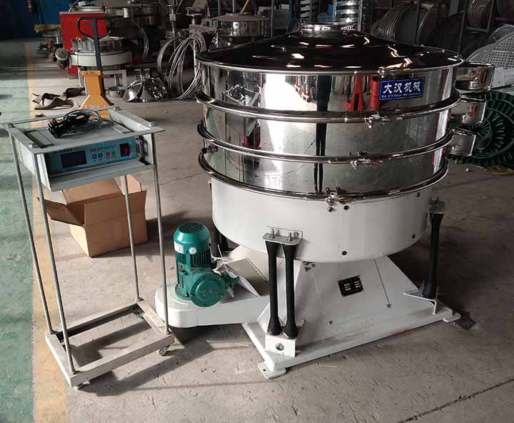 Ultrasonic sugar swivel sieve