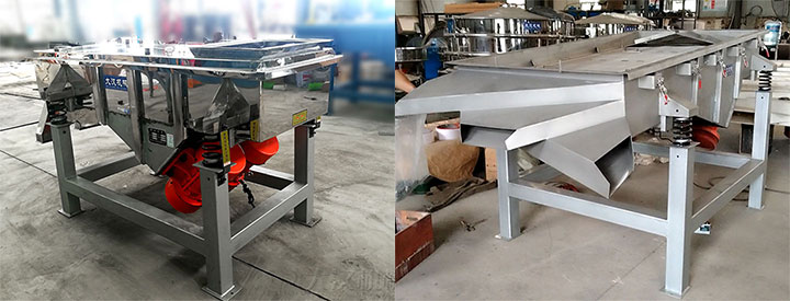 Linear vibrating screen and multi-deck linear vibrating screen