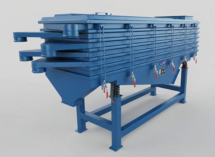 Multi-deck linear vibrating screen