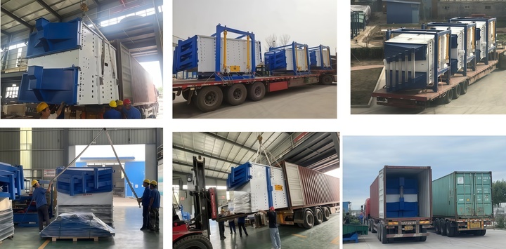 High-Capacity Square Swing Vibrating Screen Manufacturer Transportation