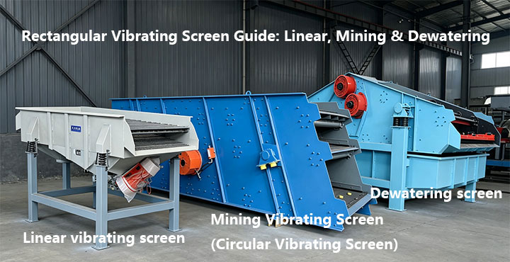 Rectangular Vibrating Screen Guide: Linear, Mining & Dewatering