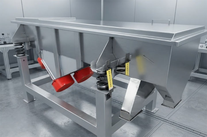 Horizontal (linear) vibrating screen