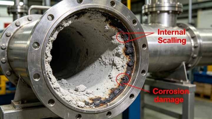 Operator checking separator pressure and level parameters during routine maintenance inspection