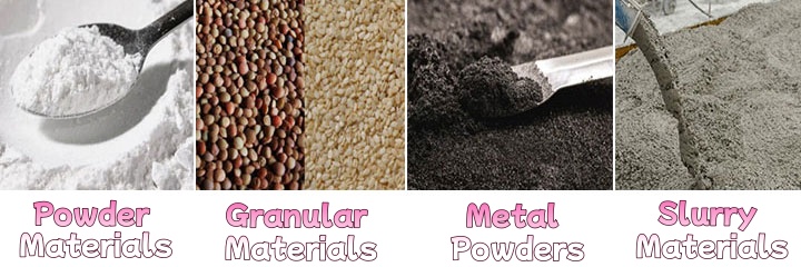 Round Vibrating Separator Machine Application Materials