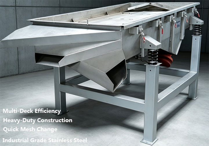 Multi-Deck Vibrating Screens: Principles, Features, and Uses