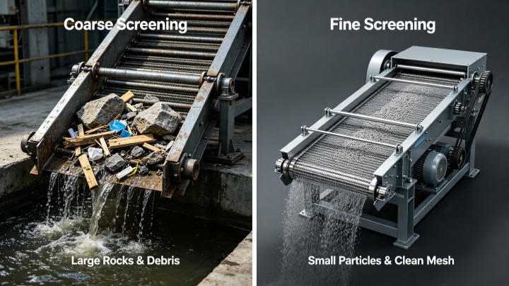 Fine Screening vs. Coarse Screening: What‘s the Difference in Equipment and Parameters?