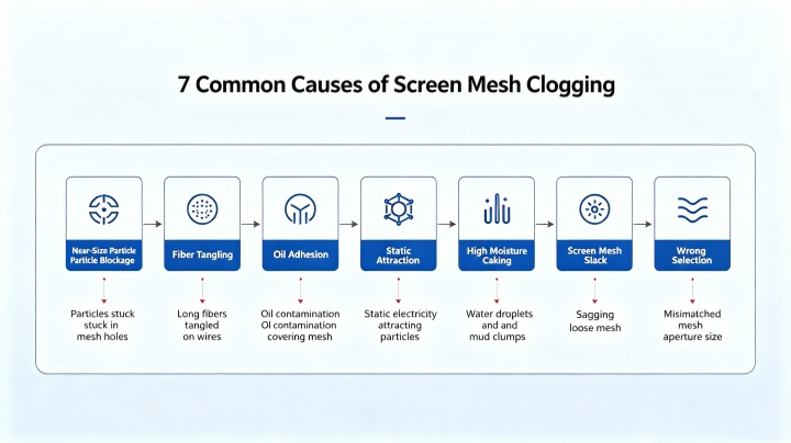 7 causes of screen blinding infographic