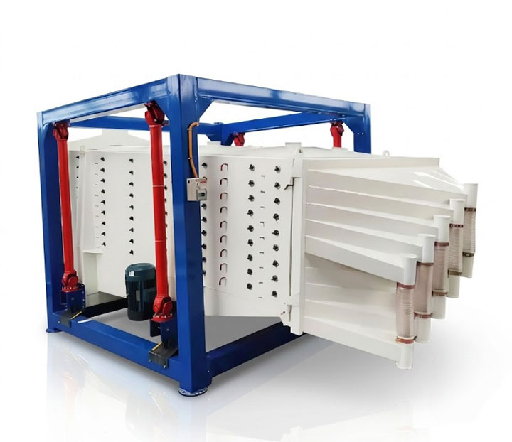 DAHAN Industrial Pre-cleaner Square Swing Sieve with Multi-Layer Screen Decks for Commercial Grain Cleaning and Grading