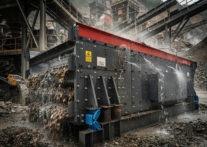 Elliptical Vibrating Screen Versus Circular Screen For Sticky Material