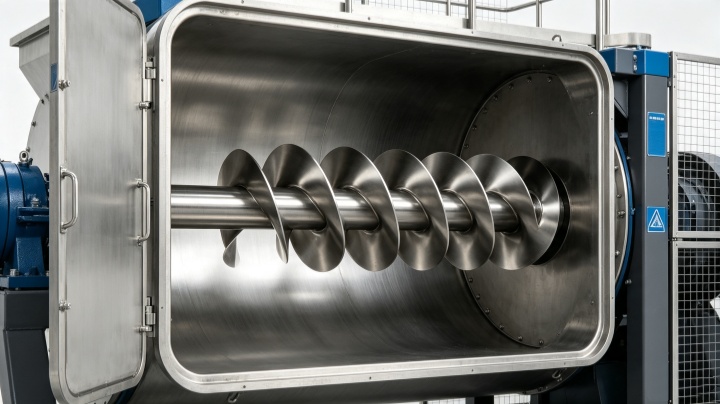 Adjustable paddles on the single shaft of a paddle mixer achieving CV 5% mixing uniformity