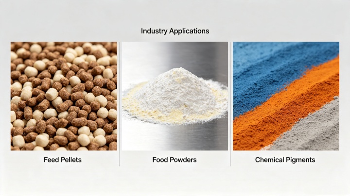 Single shaft paddle mixer applications in feed, food, and chemical powder processing