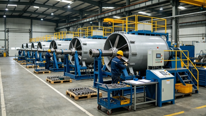 Professional paddle mixer manufacturing workshop and quality control by CE certified factory