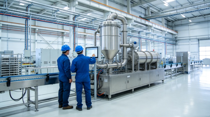 Dahan machine engineering team and factory facility for electric vacuum conveyor customization and support