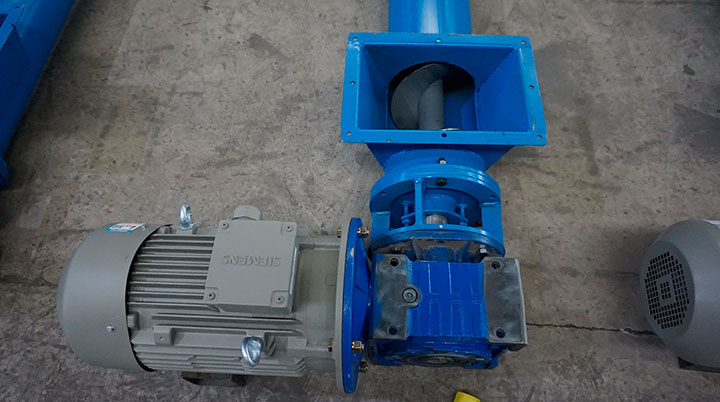 Custom Industrial Screw Conveyor Drive Unit with Siemens Motor and Gear Reducer