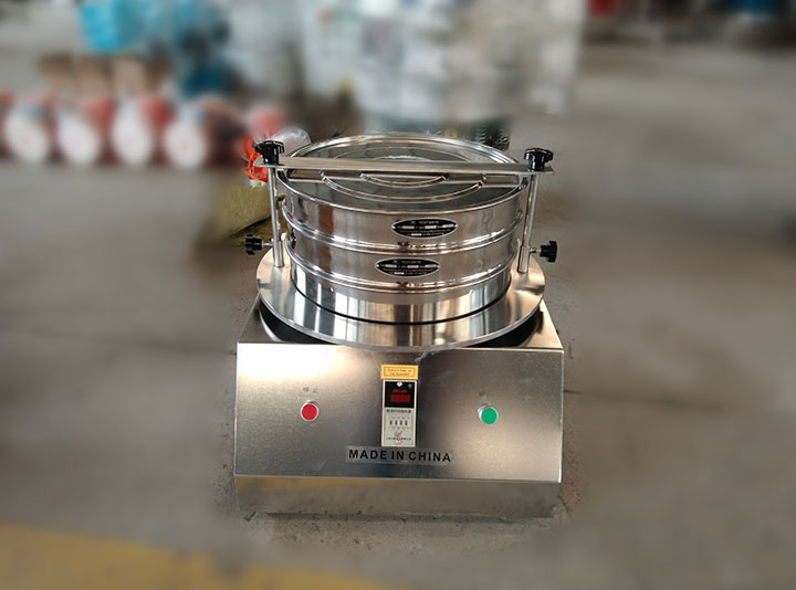 Stainless steel test sieve stack